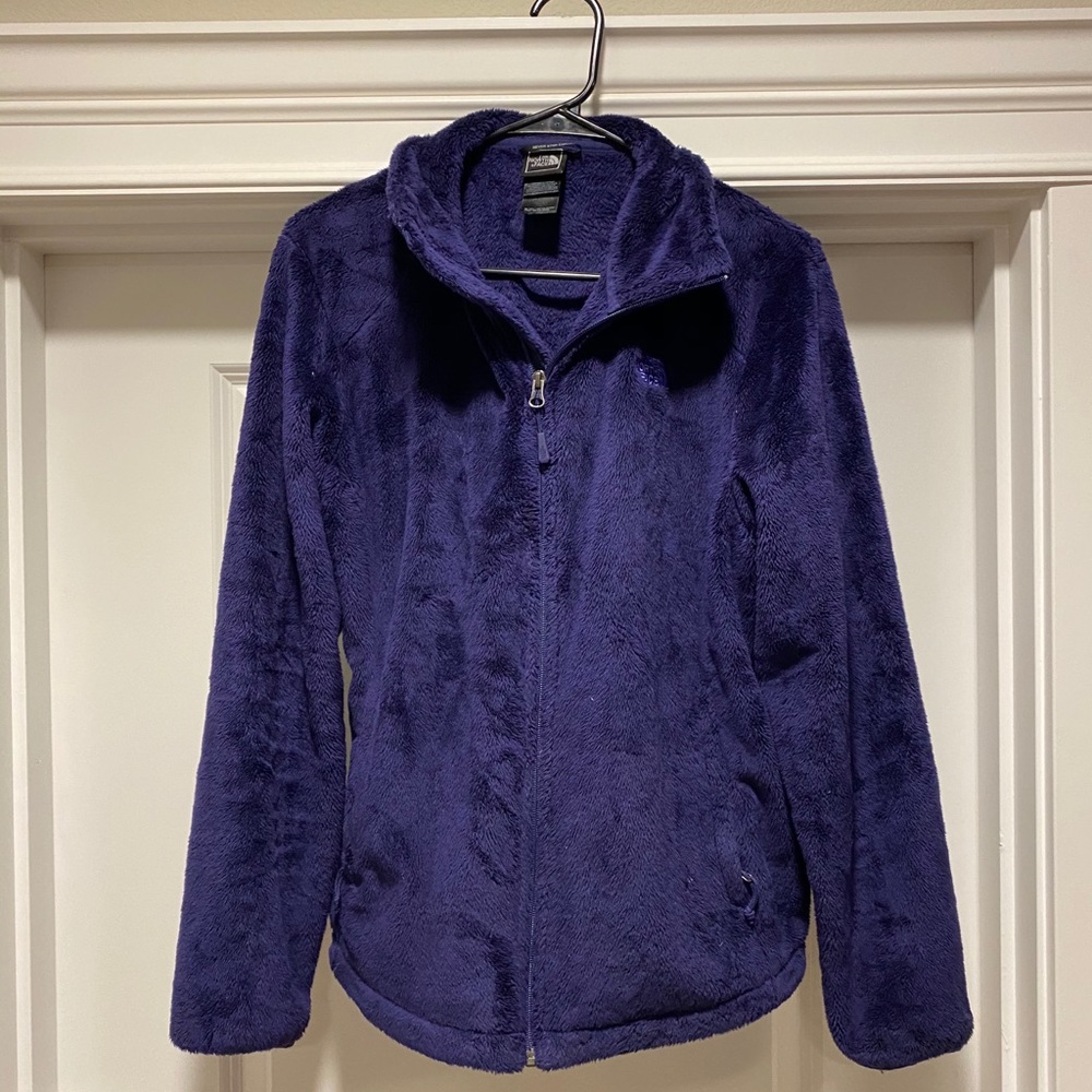 North face fuzzy jacket